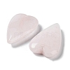 Natural Rose Quartz Pendants X-G-D087-02A-2