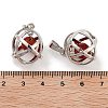 Natural Carnelian Round Ball Pendants G-Q163-05P-03-3