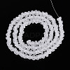 Frosted Transparent Glass Beads X1-GLAA-N016-4mm-11-2