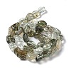 Natural Green Rutilated Quartz Beads Strands G-I351-B09-3