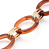 Transparent Acrylic Handmade Cable Chains AJEW-JB00556-1