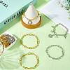 20Pcs 2 Colors Iron Cable Chain Bracelets for Women Men BJEW-SC0001-41-3