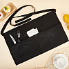 Polyester Waiter Aprons with 3 Pockets AJEW-WH20064-38-3