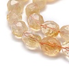 Natural Citrine Beads Strands G-O170-38-3
