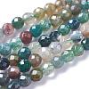 Natural Indian Agate Bead Strands G-A129-3mm-03-1