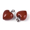 Natural Red Jasper Pendants G-T143-49G-2