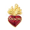 Alloy Enamel Pendants ENAM-P252-04G-1