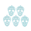 430 Stainless Steel Filigree Pendants STAS-S108-23C-1