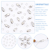 Unicraftale 16Pcs 2 Size Ion Plating(IP) 304 Stainless Steel Lobster Claw Clasps STAS-UN0040-76B-6
