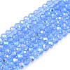 Electroplate Glass Beads Strands EGLA-A044-T2mm-L14-1