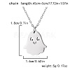 Halloween 304 Stainless Steel Laser Cut Pendant Necklaces FS-WG247A7-08-1