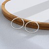 925 Sterling Silver Hoop Earrings EJEW-BB43792-60MM-2