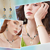 12Pcs 12 Styles Natural Black Lip Shell Gold Enamel Beads SSHEL-BC0001-32-5