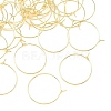 SHEGRACE Brass Hoop Earring Findings XGRPCH280-218G-2