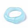 Transparent Resin Finger Rings RJEW-T013-001-F04-4