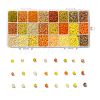 600G 24 Colors Glass Seed Beads SEED-JP0008-03-3mm-1