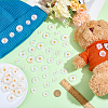 72Pcs 6 Styles Resin Buttons BUTT-PH0001-74-4