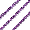 Iron Rhinestone Glass Cup Chain CH-U001-01N-2
