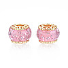 Rack Plating Alloy European Beads MPDL-N039-199-02G-1