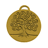Tibetan Style Alloy Enamel Pendants Setting TIBEP-3395-AG-NR-1