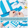 Canvas Cloth Beach Lounge Chair Cover with Pillows AJEW-WH0342-54B-3