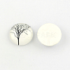 Glass Cabochons X-GGLA-Q041-25mm-DM-2