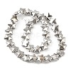 Electroplate Glass Beads Strands EGLA-V001-03D-2