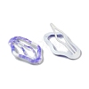 10Pcs 5 Colors Tartan Pattern Epoxy Resin Snap Hair Clip PHAR-P009-01J-4