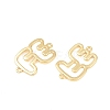 Brass Hollow Connector Charm KK-F931-28D-G-2