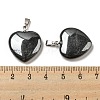 Synthetic Non-magnetic Hematite Pendants G-G956-B70-FF-3