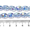 Electroplate Glass Beads Strands EGLA-D030-04E-4
