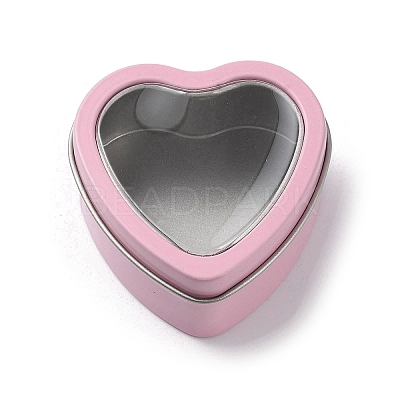 Tinplate Iron Heart Shaped Candle Tins CON-NH0001-01C-1