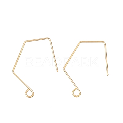 Brass Earring Hooks KK-CBA2395-11G-1
