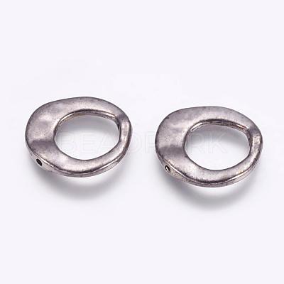 Tibetan Style Irregular Ring Bead Frames K081Z052-1