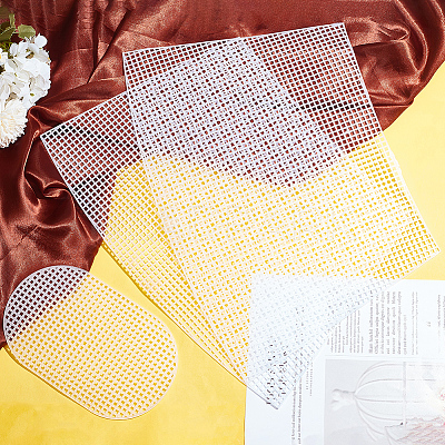 Plastic Mesh Canvas Sheet FIND-WH0420-66A-1