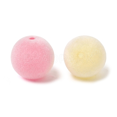 Flocking Opaque Acrylic Beads AC-CBA47F0-03-1