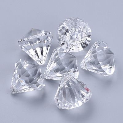 Transparent Acrylic Pendants X-TACR-Q260-C-V01-1