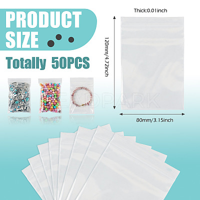 Transparent Plastic Resealable Packaging Bags OPP-TADJ0001-05B-1