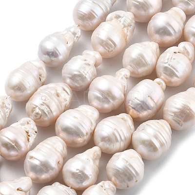 Natural Nucleated Pearl Beads Strands PEAR-B004-15G-01C-1