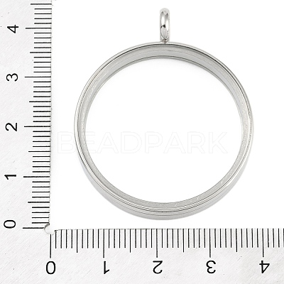 304 Stainless Stee Locket Pendants STAS-S132-16P-05-1