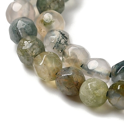 Natural Tree Agate Beads Strands G-H302-A03-02-1