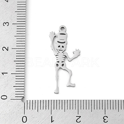 304 Stainless Steel Pendants STAS-U041-02B-P-1