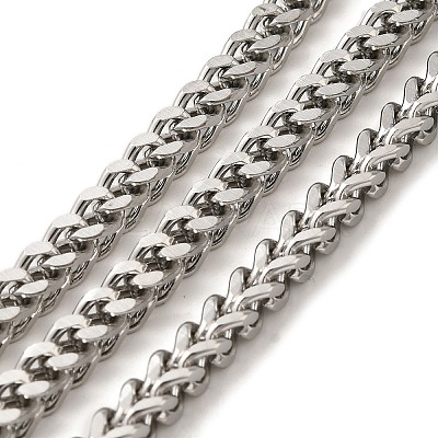 304 Stainless Steel Curb Chains CHS-C013-01D-P-1