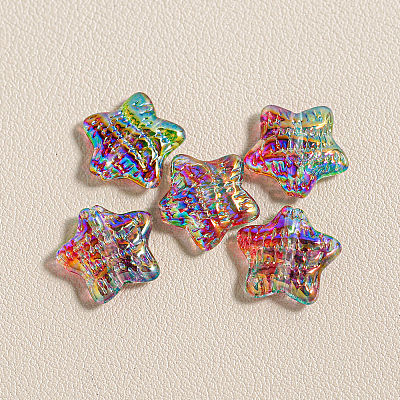 15Pcs Printed Resin Beads RESI-CJC0006-036N-1