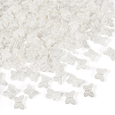 200Pcs ABS Imitation Pearl Beads OACR-TA0003-84B-1