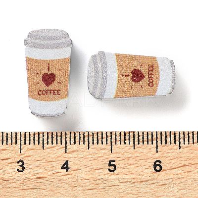 Printed Wood Beads WOOD-Z002-01D-1