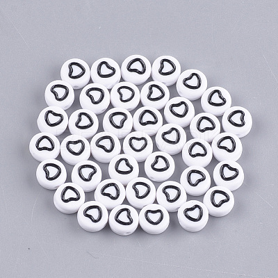 Opaque Acrylic Beads MACR-S273-17-1