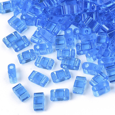 2-Hole Glass Seed Beads SEED-T003-01B-06-1