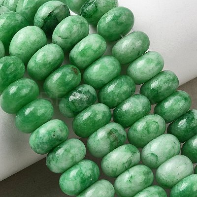 Dyed Natural White Jade Beads Strands G-G107-A30-01-1