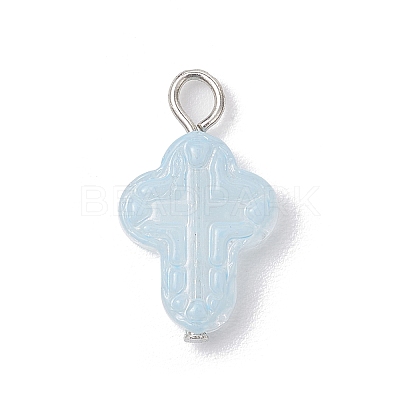 Glass Pendants PALLOY-JF03681-01-1